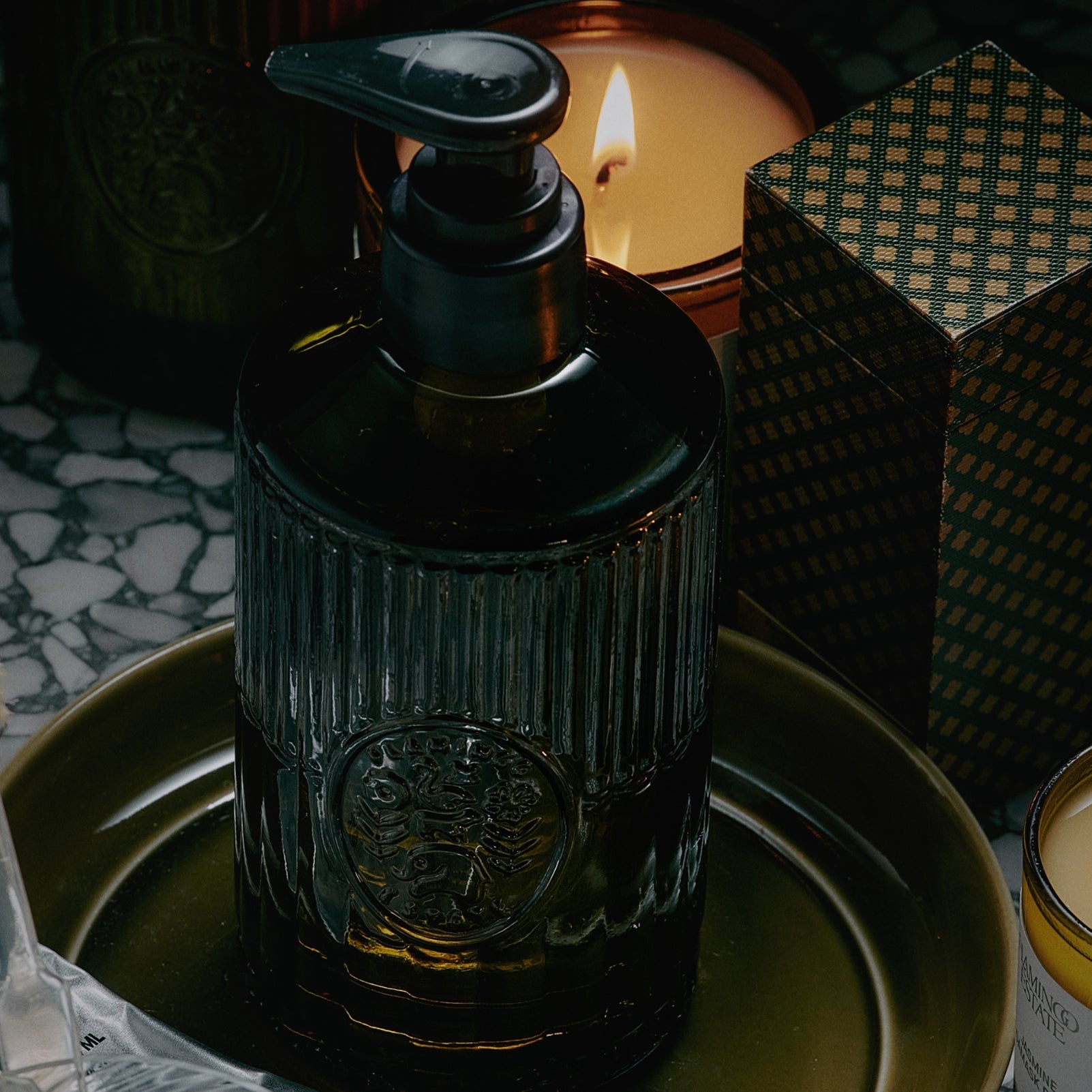 Rosemary Clary Sage Glass Hand Soap