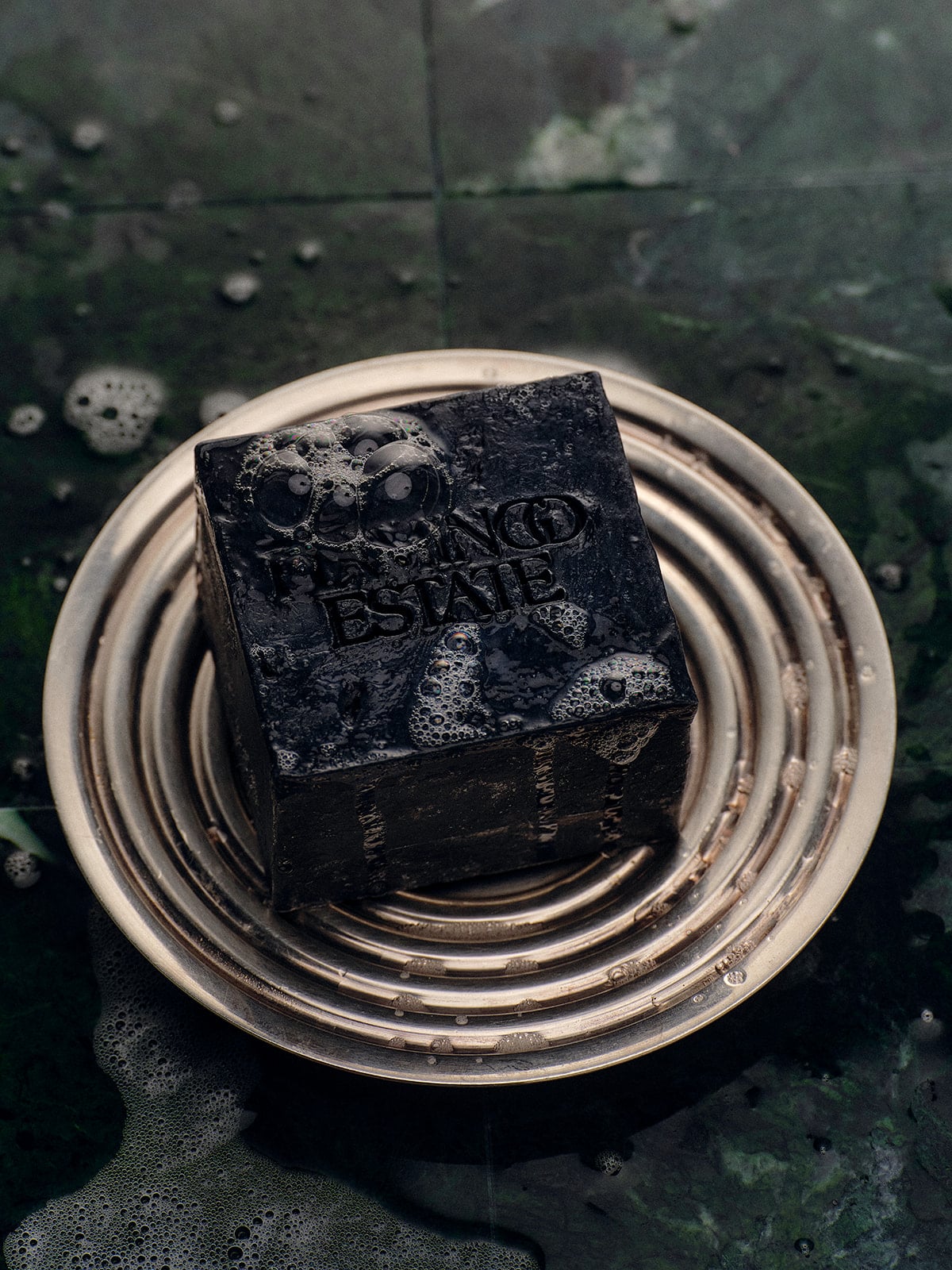 Lavender Activated Charcoal Soap Brick